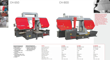 CH Series Double colonne Semi Automatic Band Saws CH650-CH800