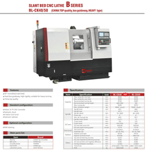 .BL-CK40 50 BL-CBK63 LIT SLANT CNC LATHE