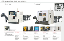 CNC Machine à sciage circulaire à haute vitesse CL-75NC-CL150NC