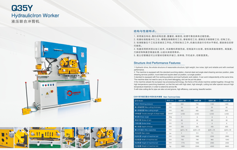 TRAVAILLEUR DE FER HYDRAULIQUE Q35Y