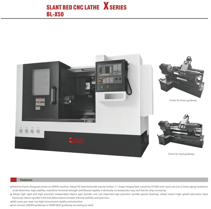 Tour CNC à banc incliné .BL-X50