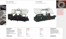 CH SERIE DOUBLE COLUMNE SAVES SEMBRES SEMI AUTOMATIQUES CH4070B-CH5090