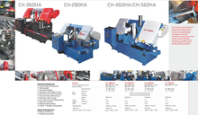 CH SERIE DOUBLE COLUMNE SAVES DE BANDE AUTOMATIQUE CH-280HA-CH360HA-CH460HA-CH560HA