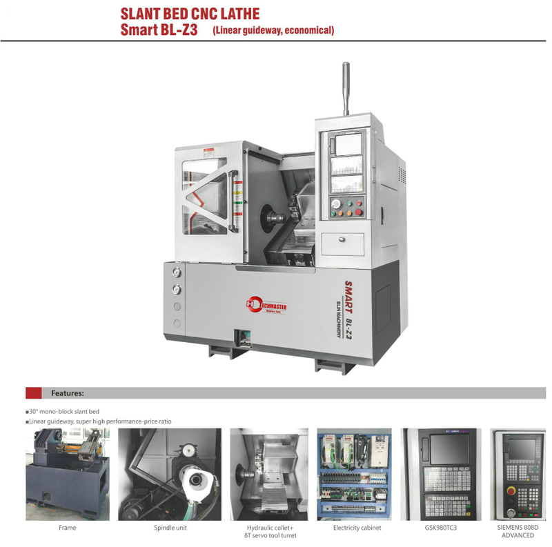 Tour CNC à banc incliné Smart BL-Z3