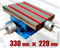 Stół Krzyżowy Wierertarka Frezarka 330x220mm