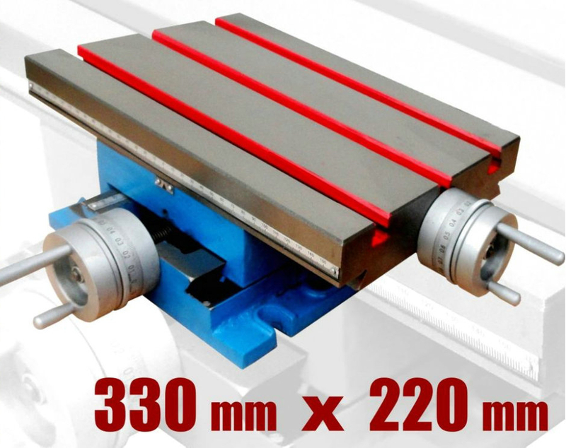 Stół Krzyżowy Wierertarka Frezarka 330x220mm