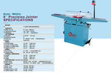 8 'Jointer de précision 
