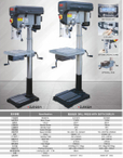 PRESSE PERCEUSE AVEC AFFICHAGE PROFONDEUR ZJ5125 / 1 - ZJ5132 / 1