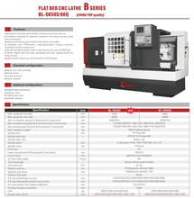 BL-SK50S 66Q BL-HK63B 80B lit plat CNC Lathe