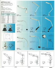 Lampe de travail de la série JCY 