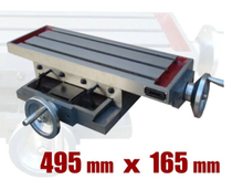 Stół Krzyżowy Wierertarka Frezarka Imadło 495x165mm