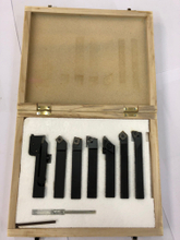 Drehmeisselsatz, Tin-Beschichtet, 7-TLG, 12 mm 