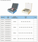 ENSEMBLE DE MANDRINS DE FRAISAGE BT / SC