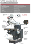 MACHINE DE PERÇAGE ET DE FRAISAGE DE TOURELLE TMM500-TM500V