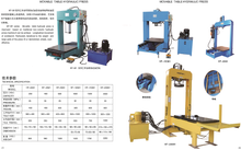 Table mobile. Presse hydraulique 
