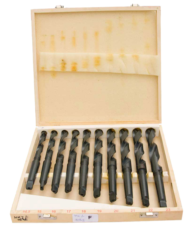 TAPER SHANK DRILL SET MK2, MATÉRIAU LAMINÉ