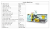 HS280V / 500 1500W MOTEUR SPING MT5 280 * 500 mm Faire du tour en métal Machin