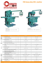 FXK CNC Knee Type Milling Machine FXK5045; FXK6045