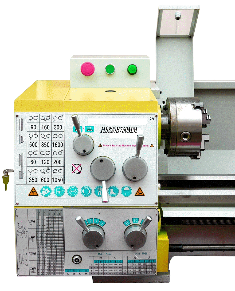 HS320B / 750mm MT5 SPINDE 750W MOTEUR MOTEUR MOTEUR
