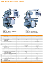 XK CNC Knee Type Milling Machine XK5032A; XK6132