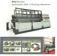 Machine de roulement hydraulique CNC 4 de la série W12 