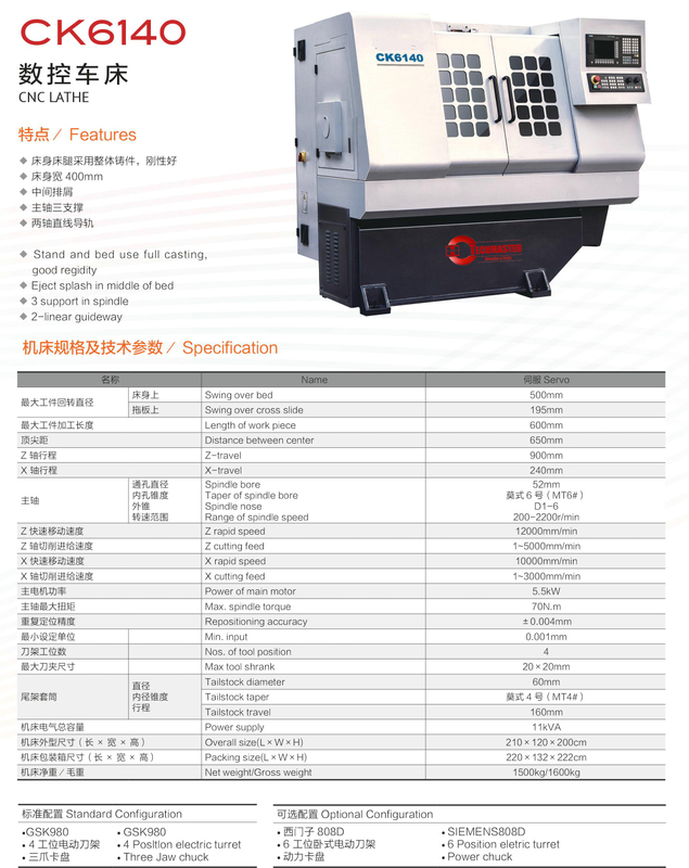 CNC Lathe CK6140
