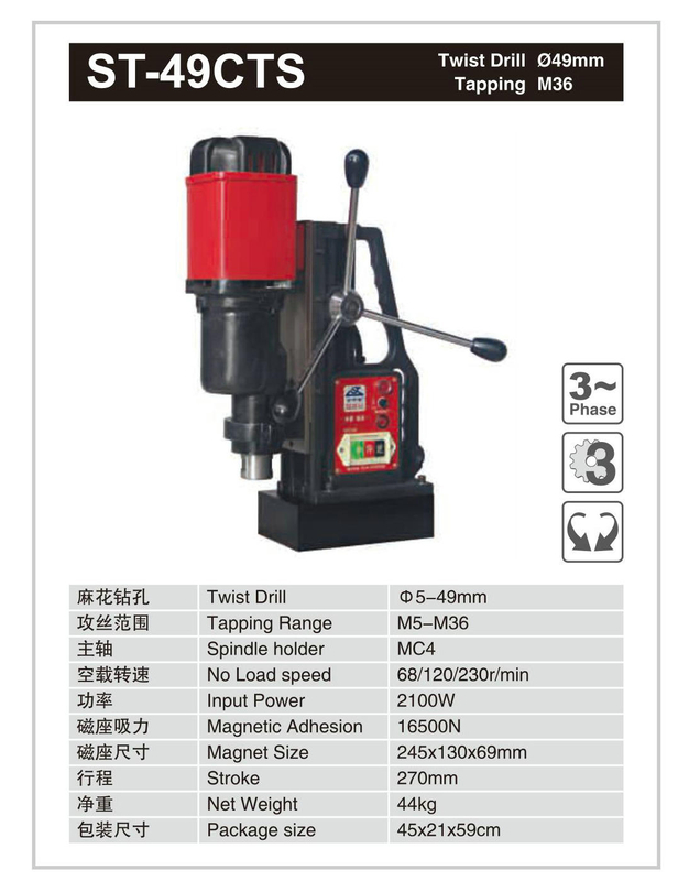Foret magnétique ST-49cts