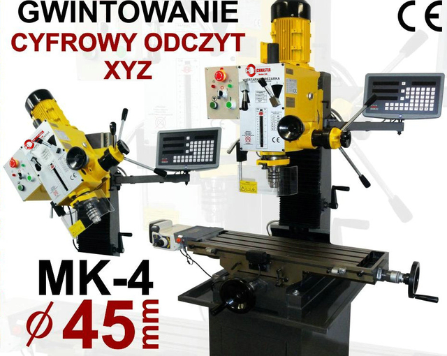 Forage et fraisage entièrement industriels 