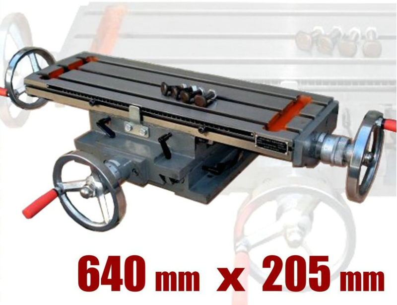 Stół Krzyżowy Wierertarka Frezarka 640x205 mm