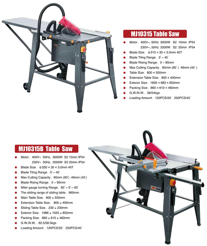 Scie à table MJ10315-MJ10315B