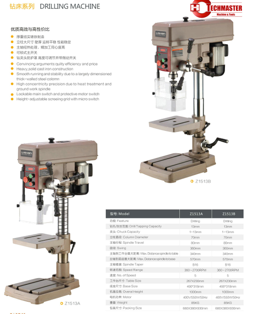 Machine de forage Z1513A-Z1513B