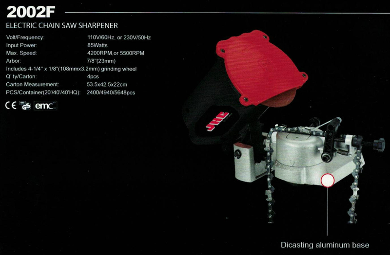 Shower 2002f de la scie à chaîne électrique 2002f