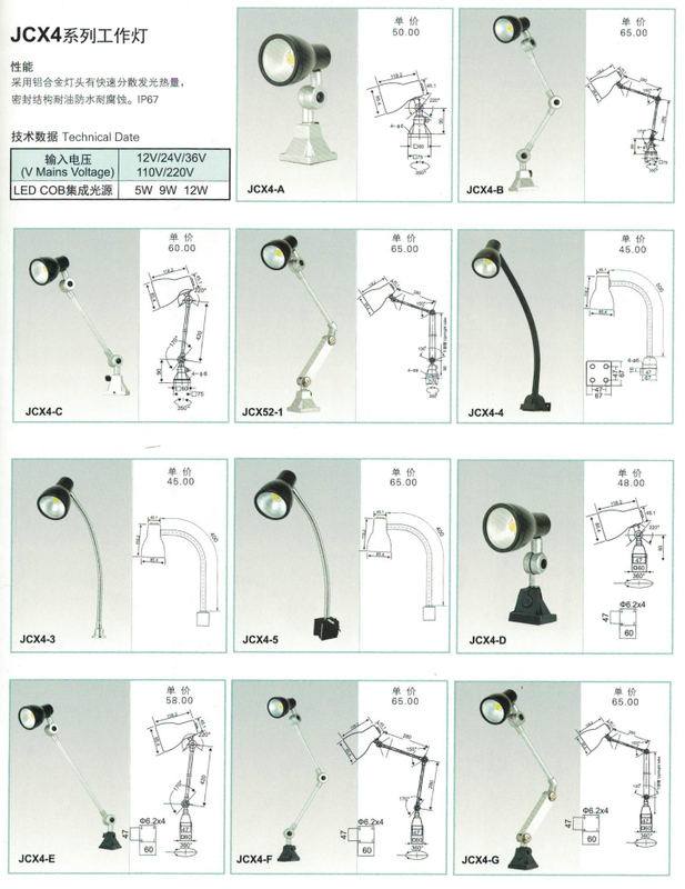 Lampe de travail JCX4 