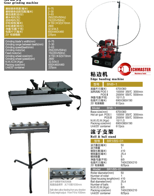 Machine de broyage de vitesse 6-75