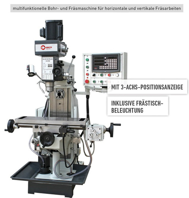 Machine de fraisage et de forage MF2HV