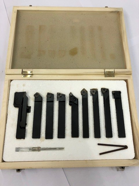 Drehmeisselsatz MIT HM-WendPlatten, 9-TLG, 16 mm