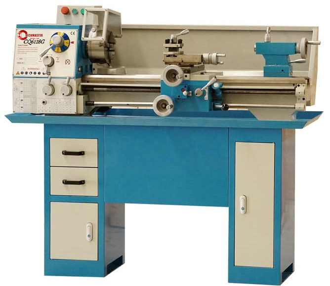 Gethed Heard Banc Lathe CQ6128G 280X700 MT4 SPINDLE 280 * 700 mm Faire du fil Machine de tour en métal