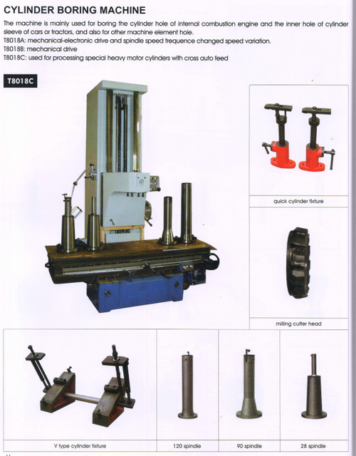 Machine d'alésage du cylindre T8018C