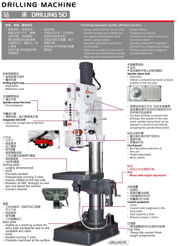 Machine de forage 50