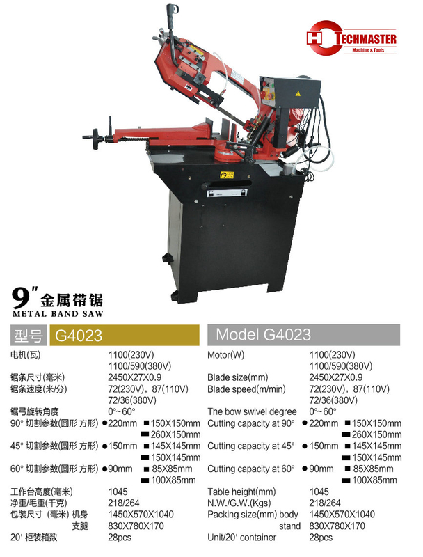  9 'Portable Band-SAW G4023