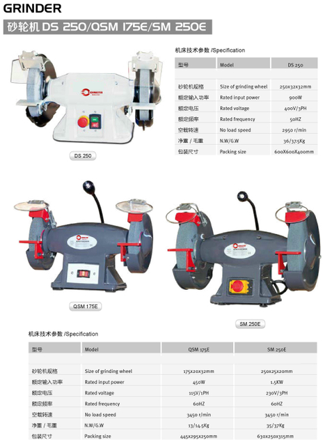 Broyeur DS250 / QSM175E / SM250E