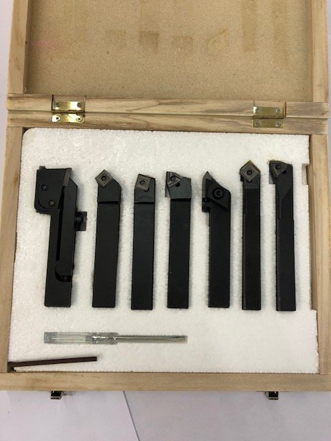 Drehmeisselsatz MIT HM-WendPlatten, 7-TLG, 16 mm