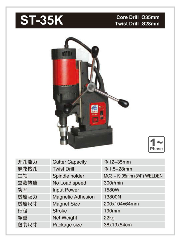 Drillage magnétique ST-35K