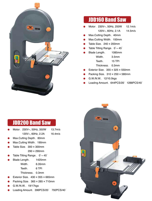 Band Saw JDD160-JDD200