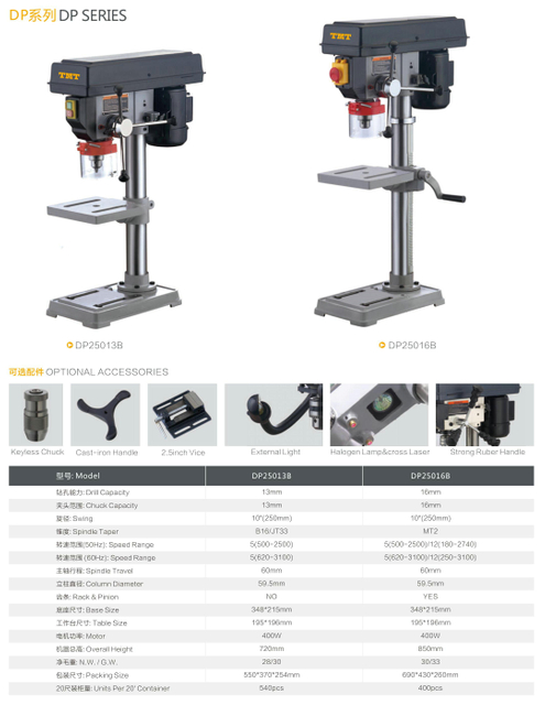 DPRE DROP PRODE PRESS DP25013B-DP20016B