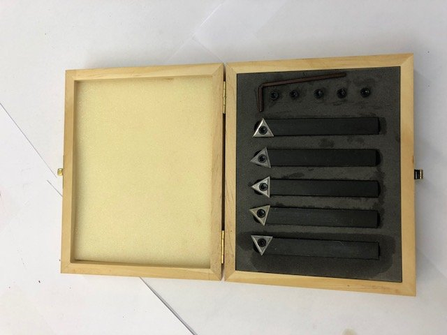 Drehmeisselsatz MIT HM-WendPlatten, 5-TLG, 20 mm