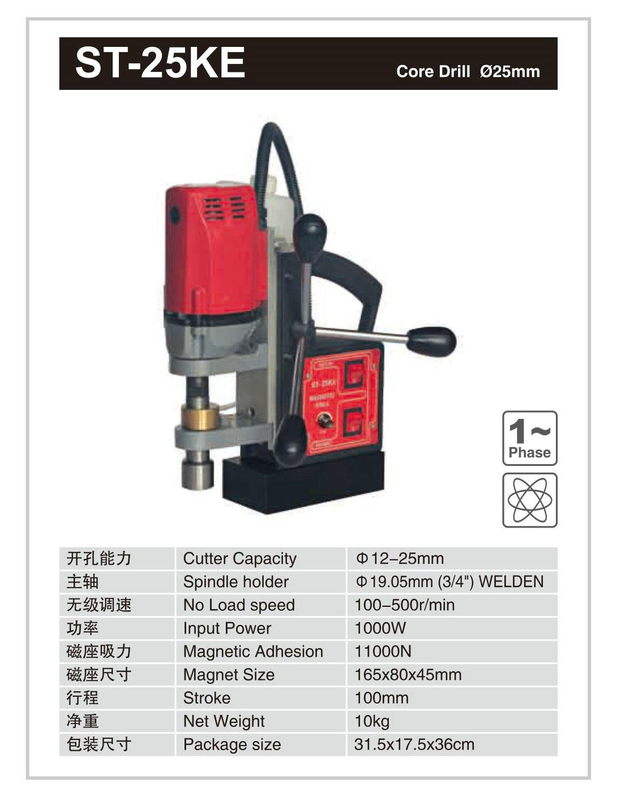 Drillage magnétique ST-25ke
