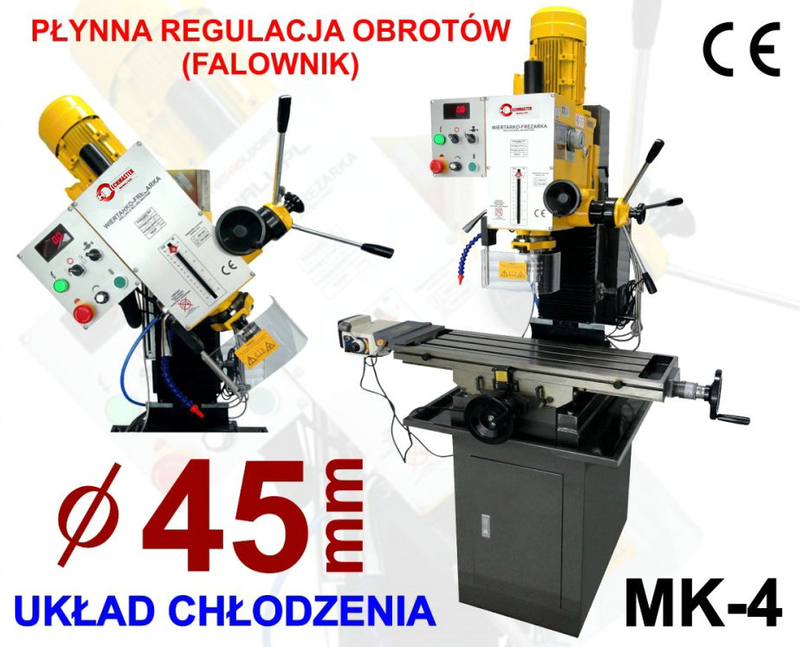 Vario de forage et de fraisage entièrement industriel Zay7045V