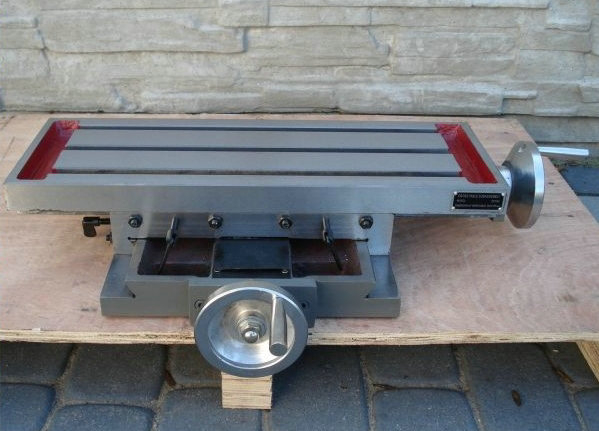Stół Krzyżowy Wierertarka Frezarka Imadło 495x165mm