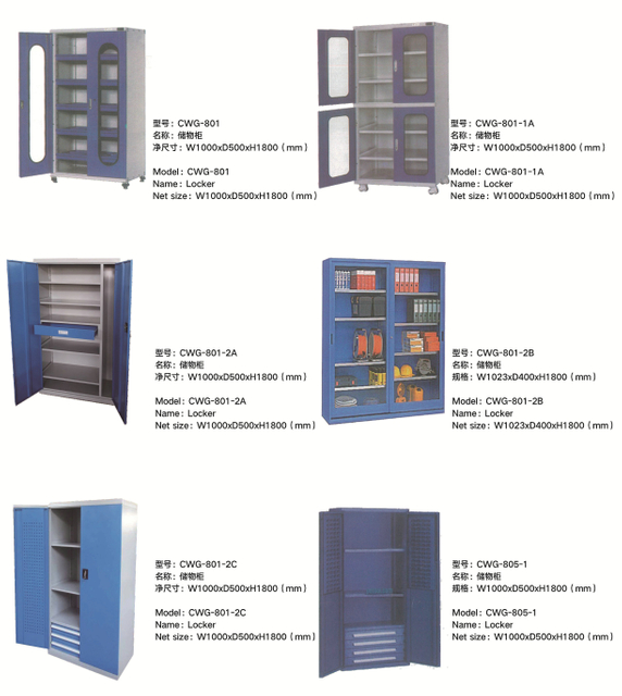 Produits de la série d'armoires de vestiaire 